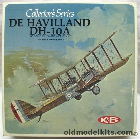 Aurora 1/48 De Havilland DH-10A, 1125-300 plastic model kit